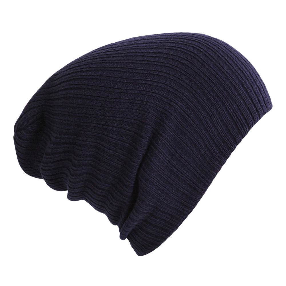 Solid color striped cap - Mubimart