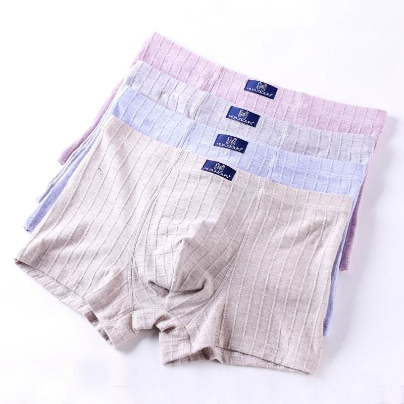 Men's underwear cotton boxer briefs - Mubimart