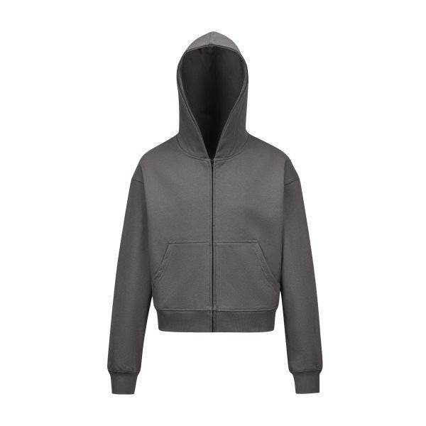 Solid Color BASIC 350g Terry Zipper Hoodie Sweater - Mubimart