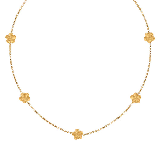 Special-interest Design Small Flowers Clavicle Chain