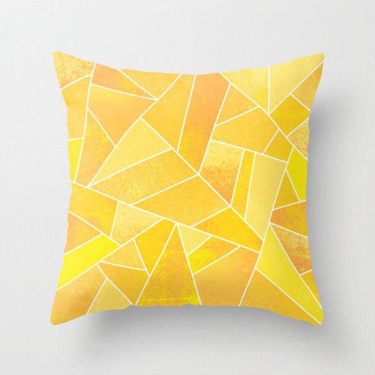 Yellow pillowcase polyester waist cover pillowcase - Mubimart