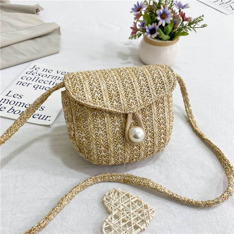 Beach straw bag - Mubimart