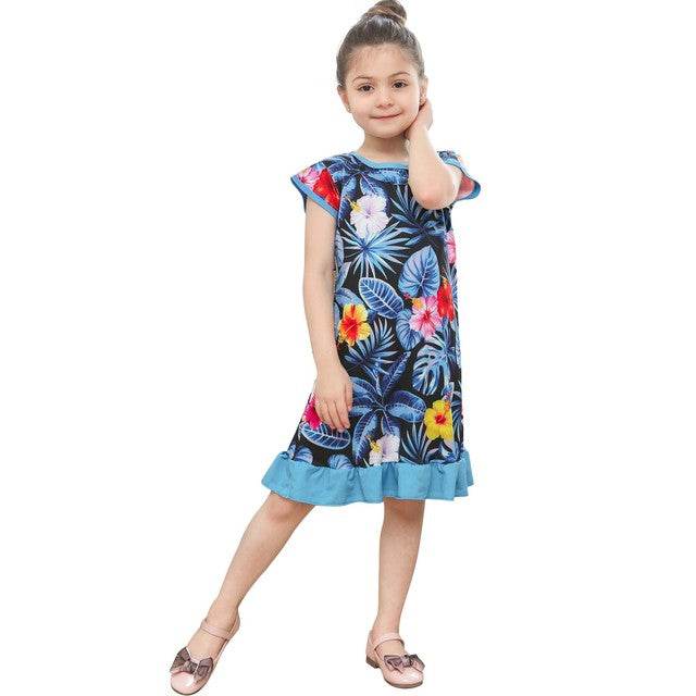 3D Printing Pajamas Children Clothes Children Pajamas Dresses Baby Girls Pajamas Pajamas - Mubimart