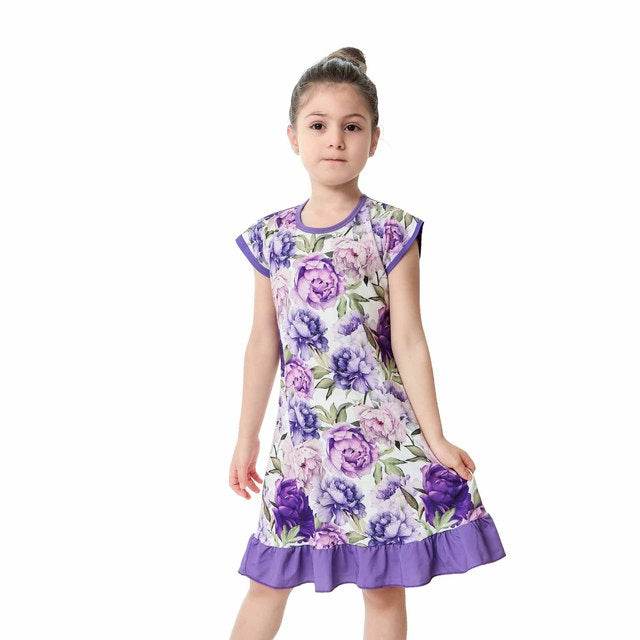 3D Printing Pajamas Children Clothes Children Pajamas Dresses Baby Girls Pajamas Pajamas - Mubimart