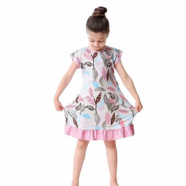 3D Printing Pajamas Children Clothes Children Pajamas Dresses Baby Girls Pajamas Pajamas - Mubimart