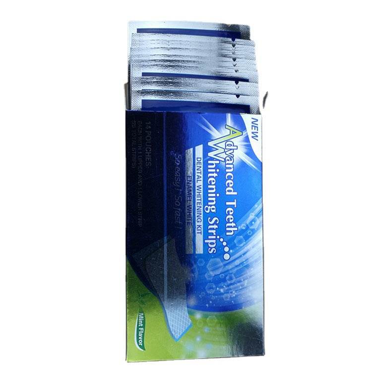 3D WHITE Anti Yellow And Decontamination Tooth Stickers Teeth Whitening Strips Whitening Tooth Stickers - Mubimart