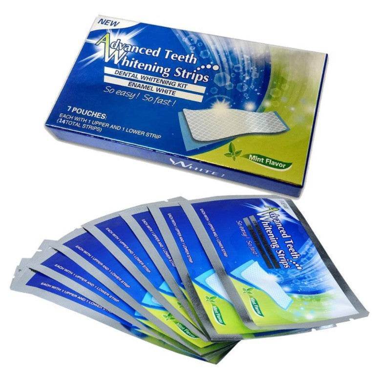3D WHITE Anti Yellow And Decontamination Tooth Stickers Teeth Whitening Strips Whitening Tooth Stickers - Mubimart