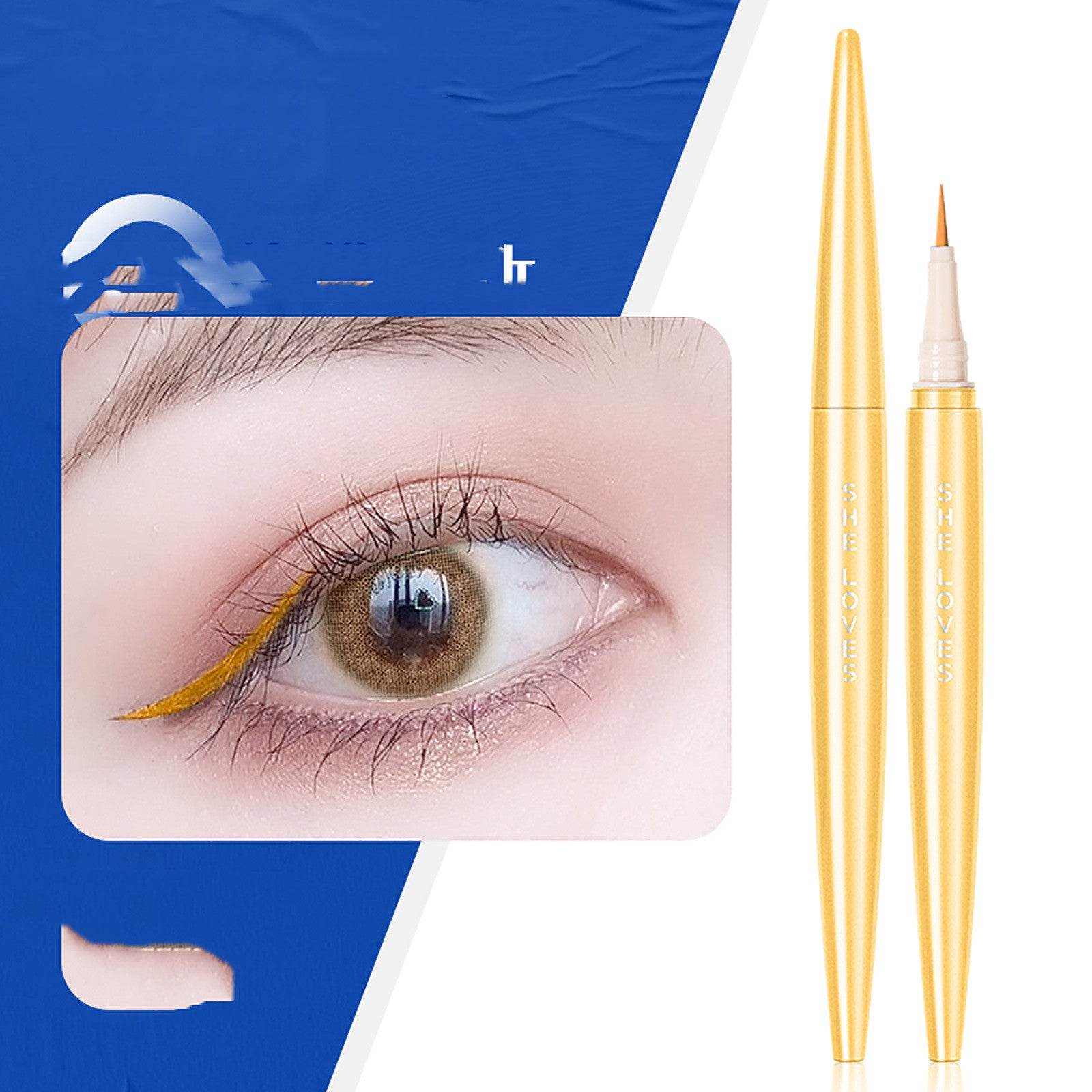 Liquid Eyeliner Pencil In Black Brown Extra Fine Lower Lashes - Mubimart