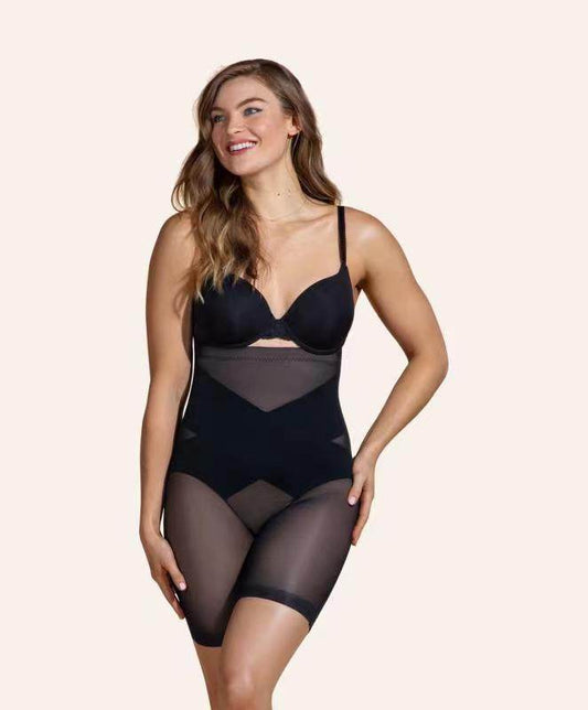High Waist Traceless Corset Belly Lifting Buttock Body Shaping Panties - Mubimart