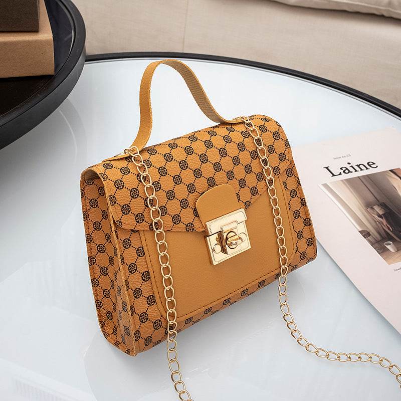 Stitching Women Summer Shoulder Crossbody Bag - Mubimart