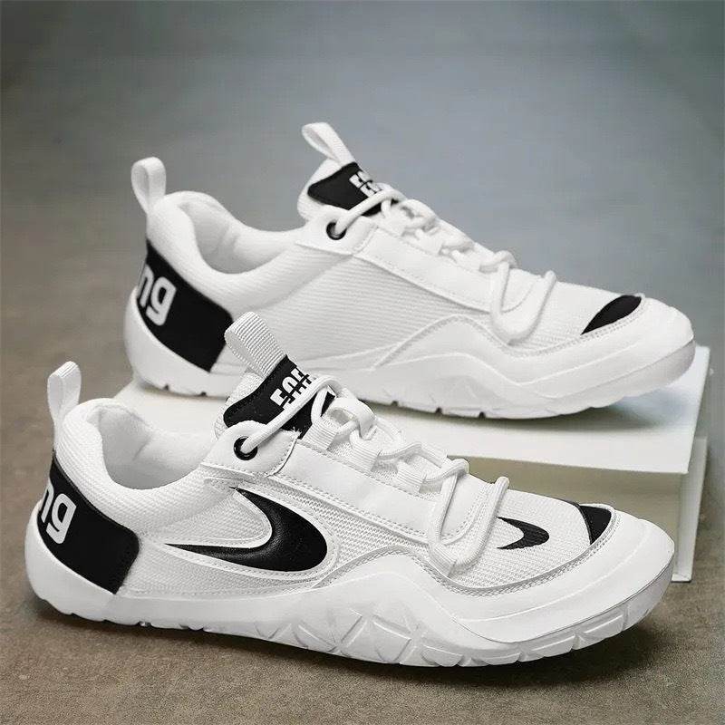 Mesh Breathable White Shoes Comfort And Casual Sneaker - Mubimart