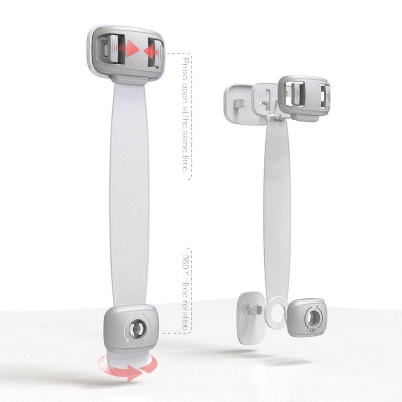 Home Baby Safety Protection Lock Anti-Clip Hand Door Closet Cabinet Locks Fo Fridge Cabinet Drawer Box Safe Lock For Kids No Tools Or Drilling Child Safety Cabinet Proofing Cabinet Drawer Door Latches - Mubimart