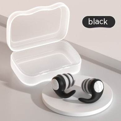 Sleeping And Swimming Waterproof Three-layer Silent Silicone Soundproof And Noise-reducing Earplug - Mubimart