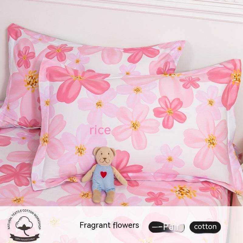 A Pair Of Cotton Pillowcases For Household Use - Mubimart