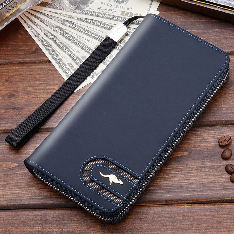 New Men's Wallet Long Zipper - Mubimart