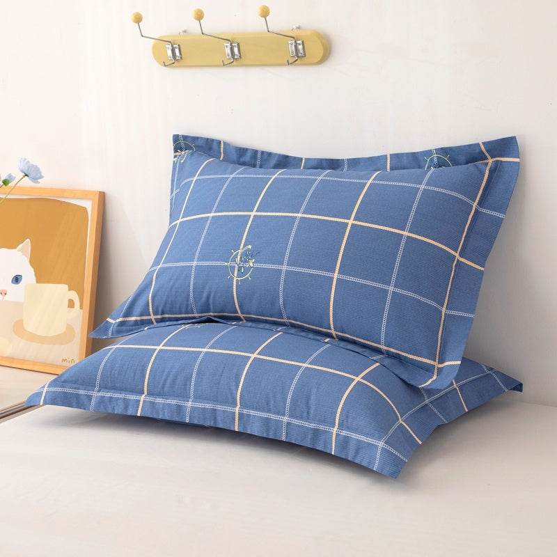 One Pair Of Pure Cotton Pillowcases For Single Person - Mubimart