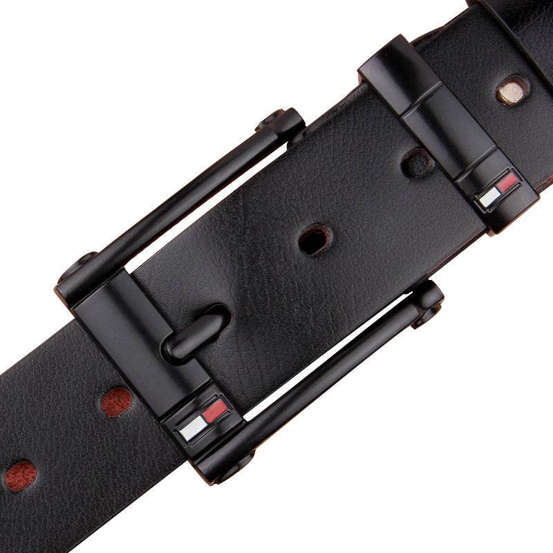 Mens Fashion Antique Pin Buckle Belt - Mubimart