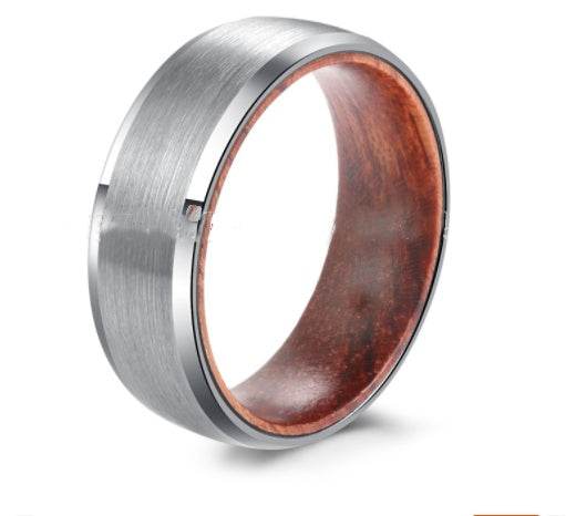 Men Tungsten Carbide Ring Engagement Wedding - Mubimart