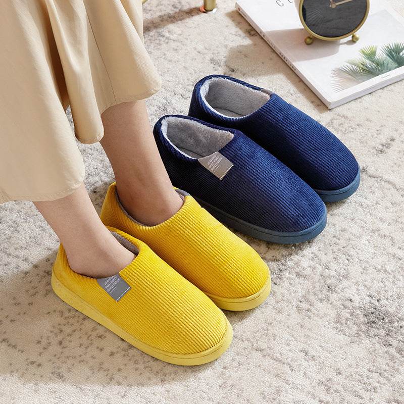 Cozy House Shoes Fuzzy Fluffy Bedroom Slippers Women Winter Warm Shoes - Mubimart