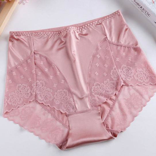 High waist bag hip plus size panties - Mubimart