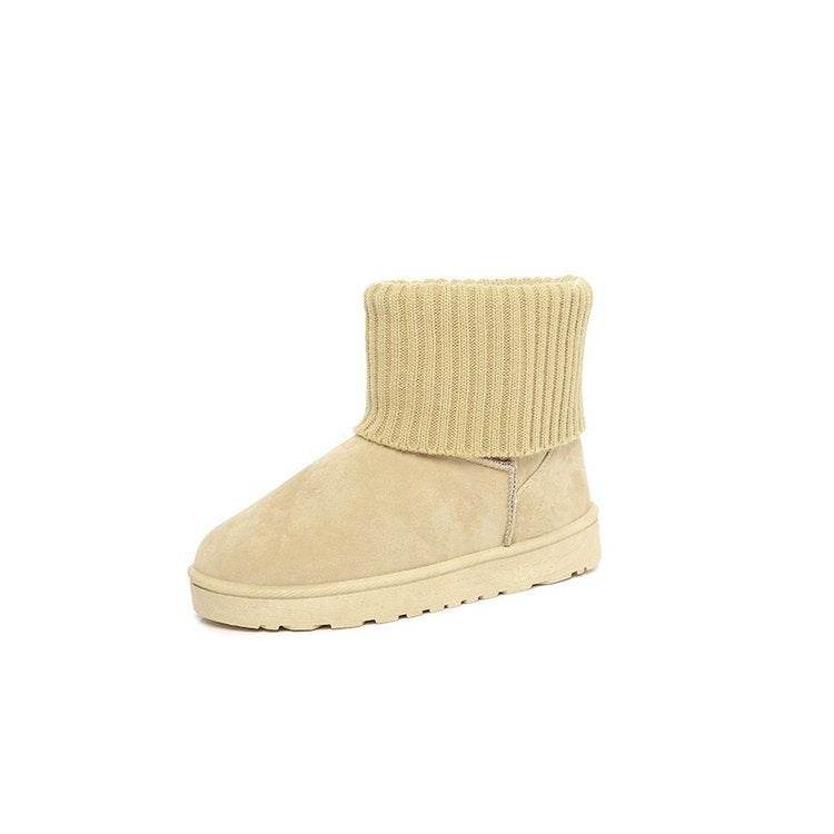 Woolen snow boots - Mubimart