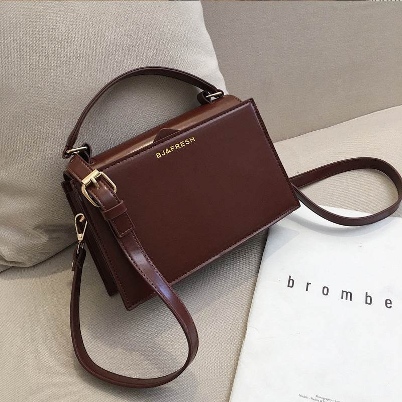 Texture small bag women wild crossbody - Mubimart