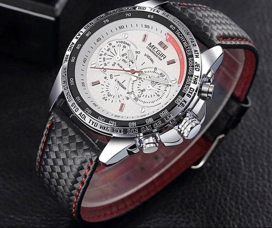 Cheap Wholesale Original 1010 Leather Strap 3ATM Waterproof Quartz Luxury Business Mens Watches - Mubimart