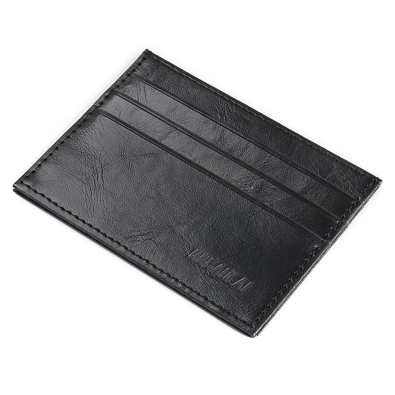 Super thin card holder men's small card holder - Mubimart