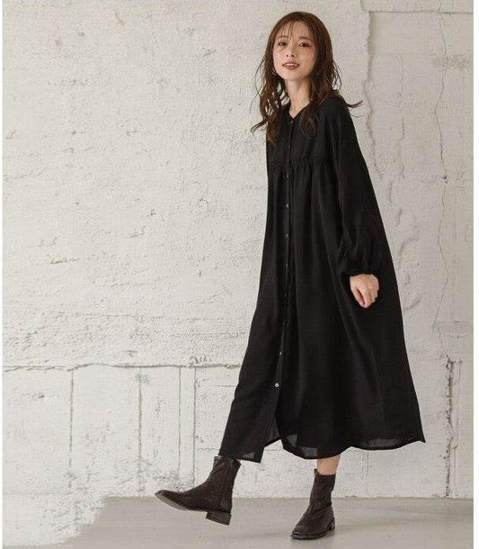 Women's Shirt Jacket Dress Women's Long Shirt Loose Long Shirt Dress - Mubimart