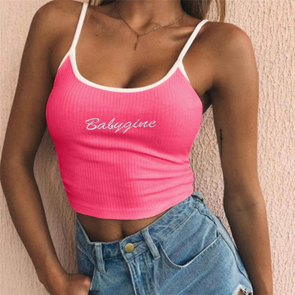 Pink Camisole Top - Mubimart