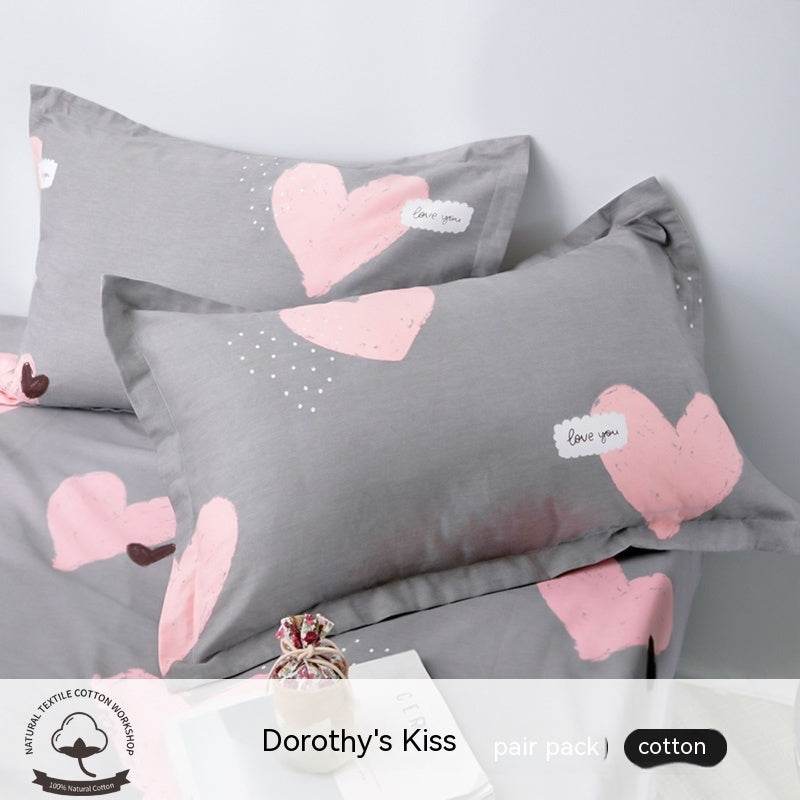 A Pair Of Cotton Pillowcases For Household Use - Mubimart