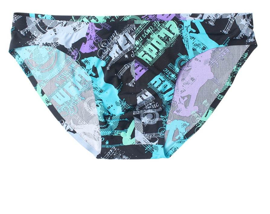 Seamless ice silk men's briefs - Mubimart