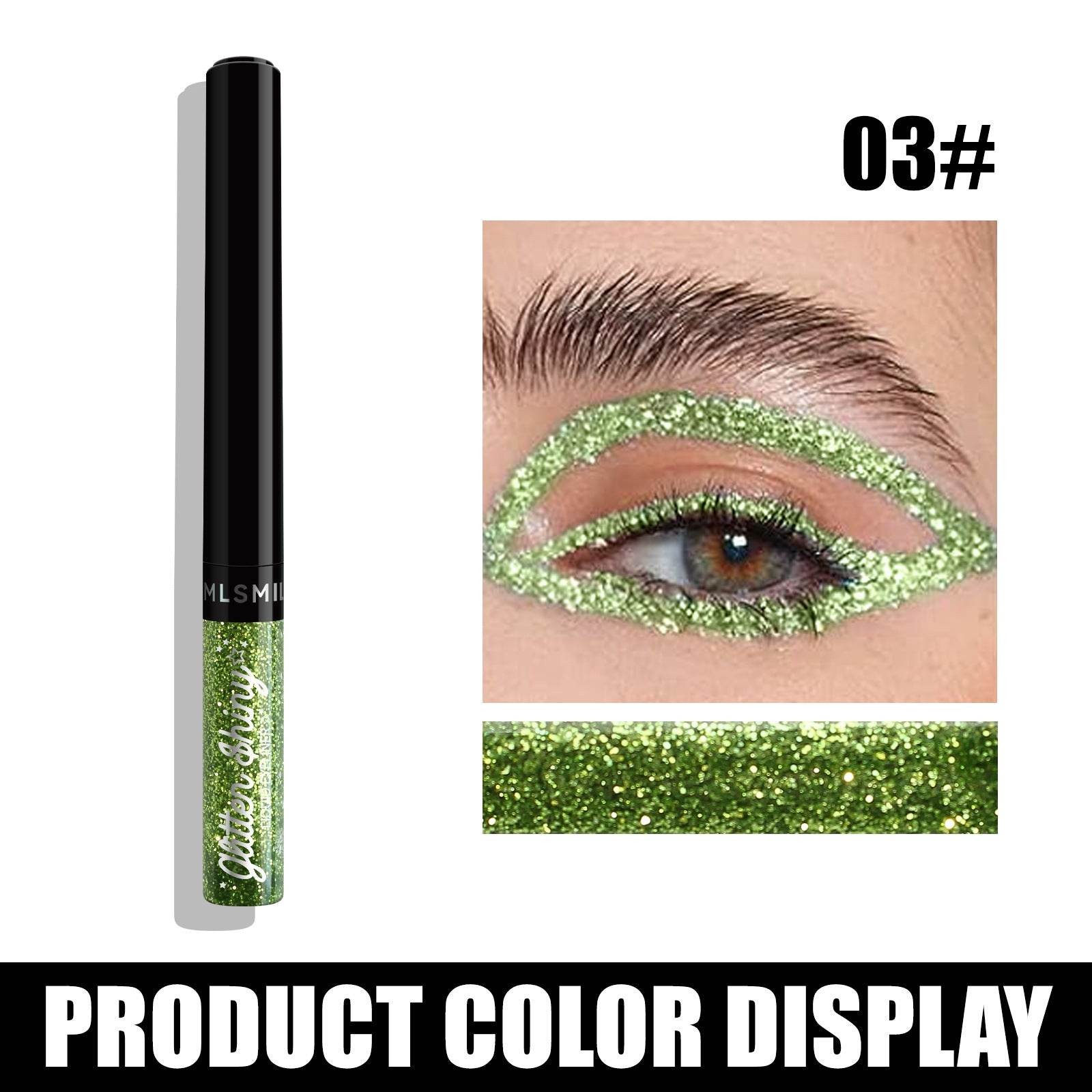 Quick Drying 12 Color Eyeliner Liquid - Mubimart
