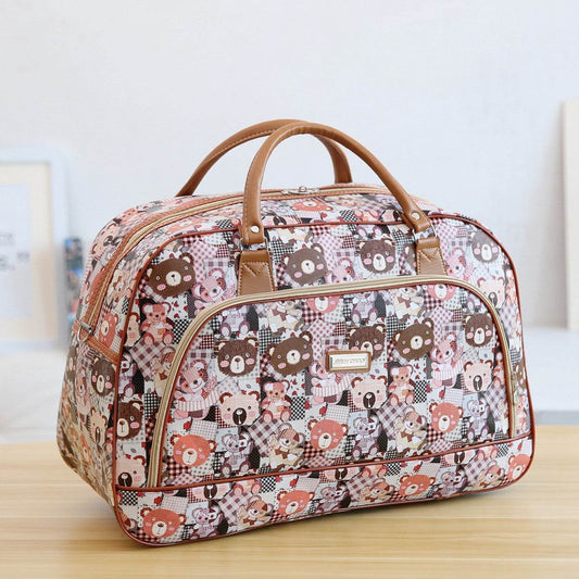 Hand travel bag duffel bag PU gift bag - Mubimart