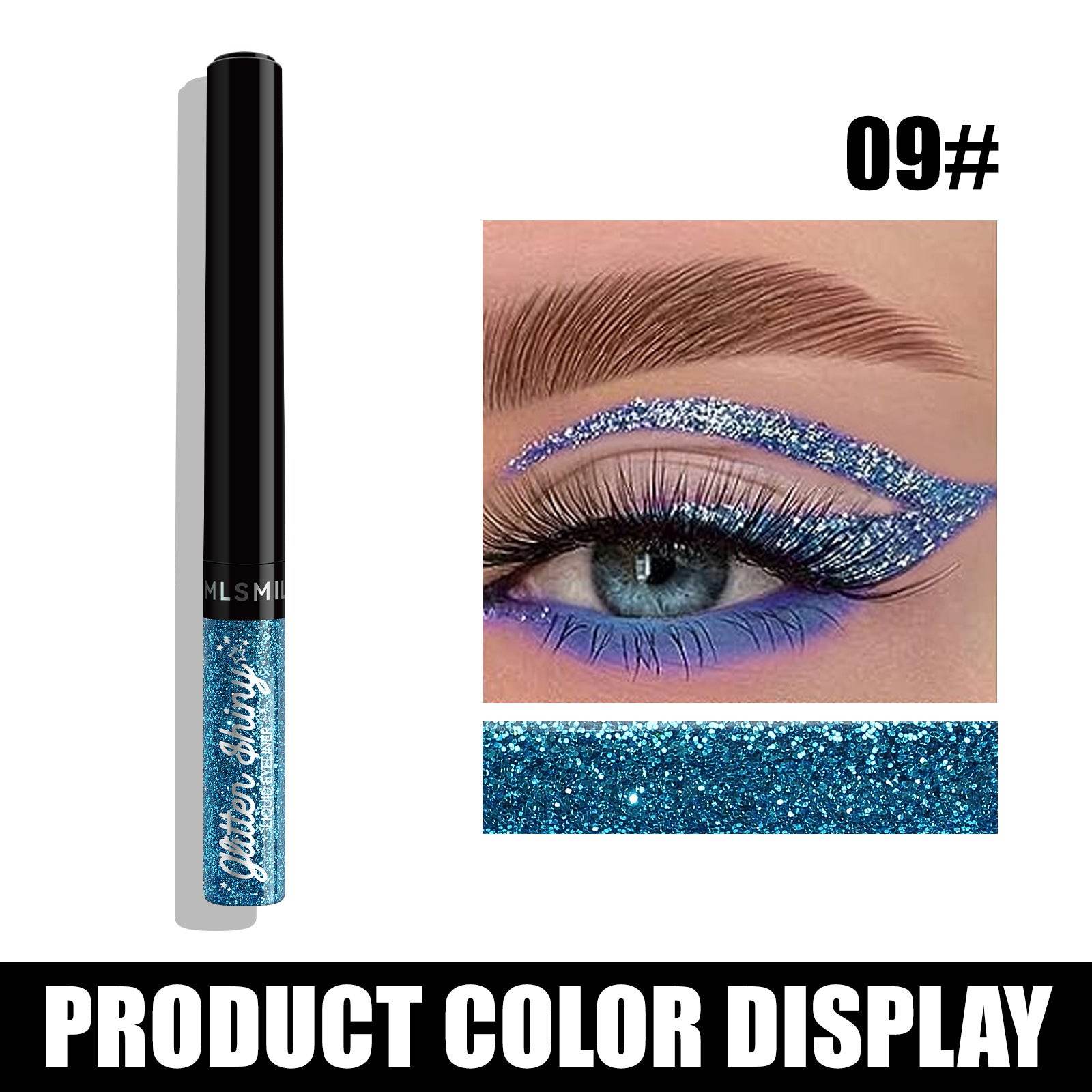 Quick Drying 12 Color Eyeliner Liquid - Mubimart