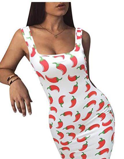 Womens Sexy Bodycon Tank Dress Sleeveless - Mubimart