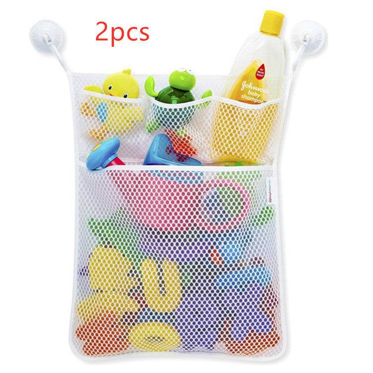 Double-layer children's bath toy storage bag - Mubimart