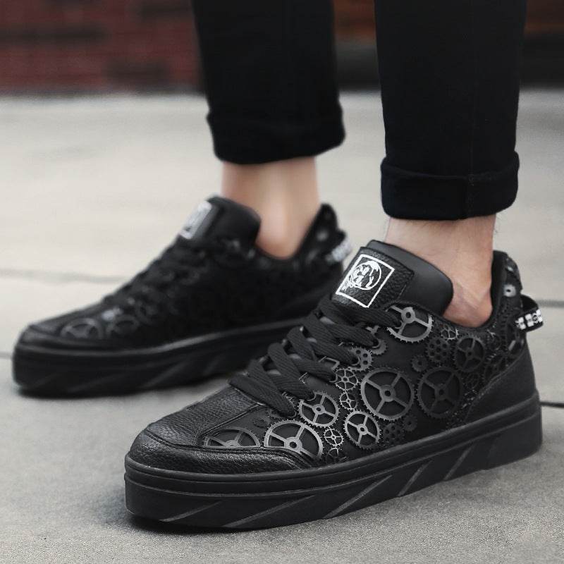 New student shoes men Korean version of the tide white shoes men's casual sports shoes men - Mubimart