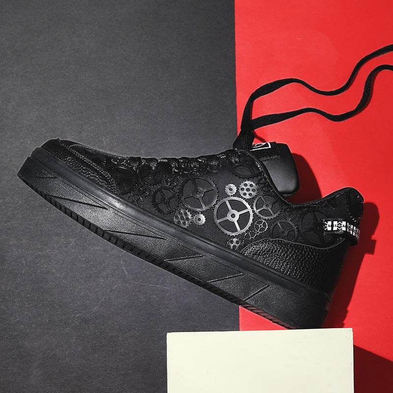 New student shoes men Korean version of the tide white shoes men's casual sports shoes men - Mubimart