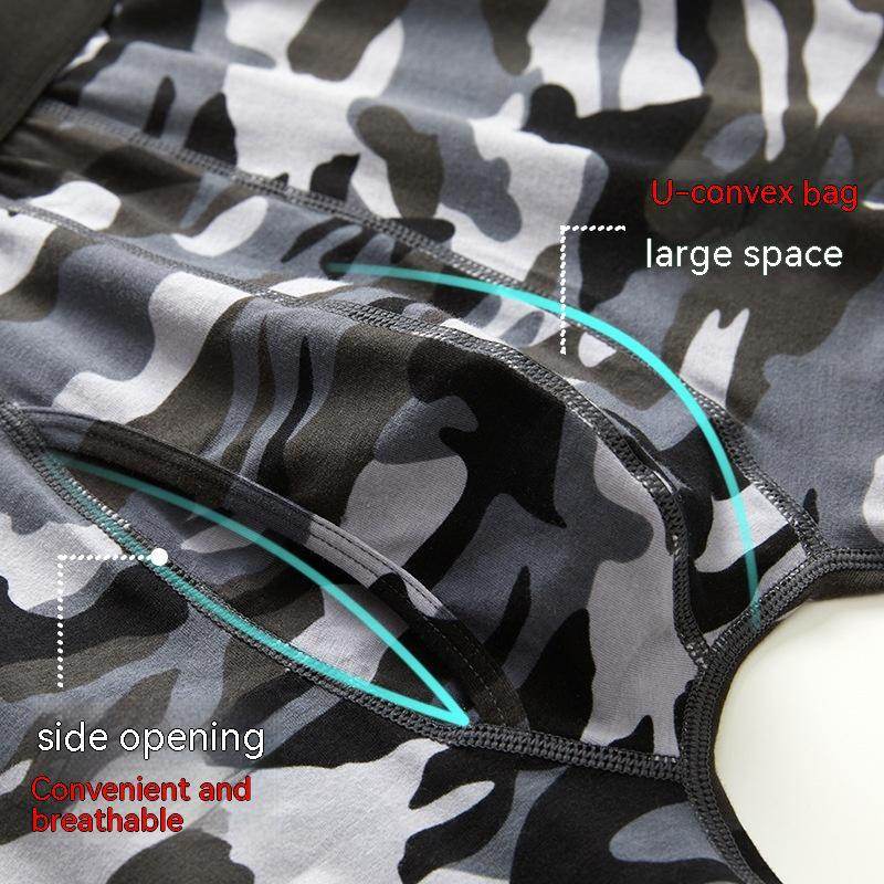 Men's Shorts Lengthened Boxer Briefs - Mubimart