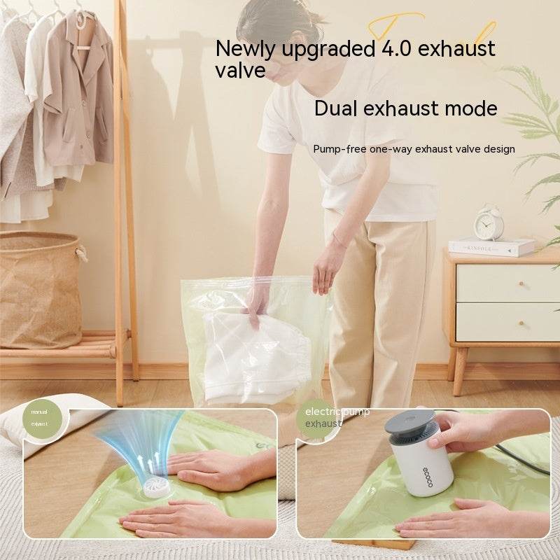 No Pumping Vacuum Bag Compression Bag Storage Packing - Mubimart