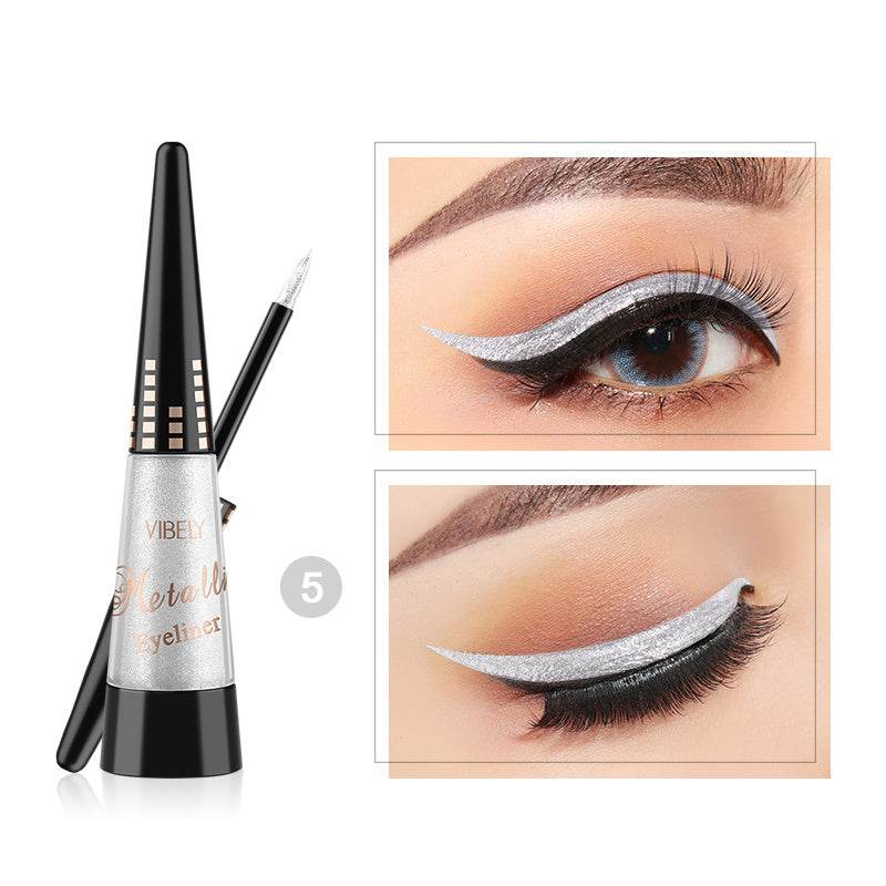 Pearlescent Liquid Eyeliner Pudaier Metal - Mubimart