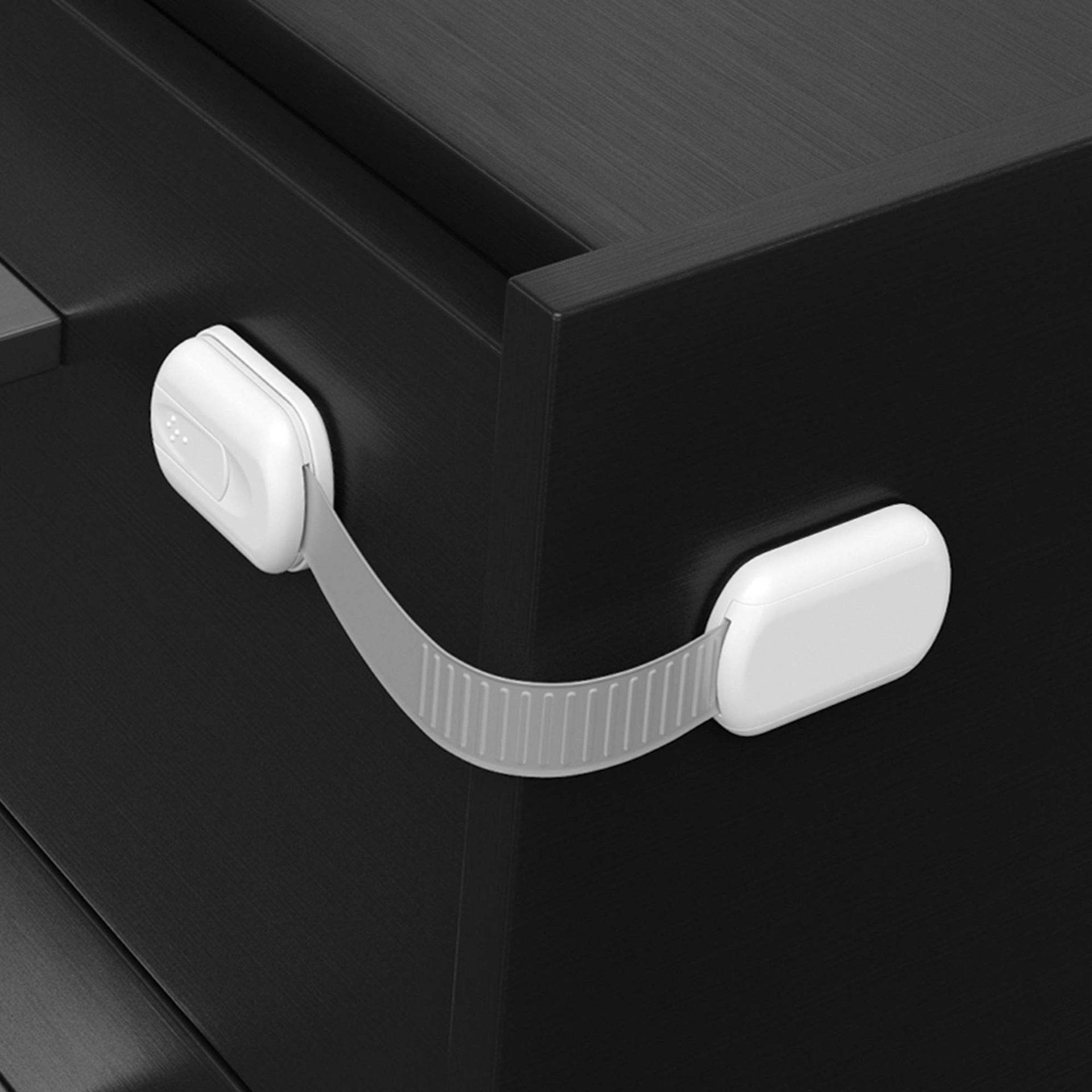 Quick And Convenient 3M Adhesive Cabinet Children's Drawer Lock - Mubimart