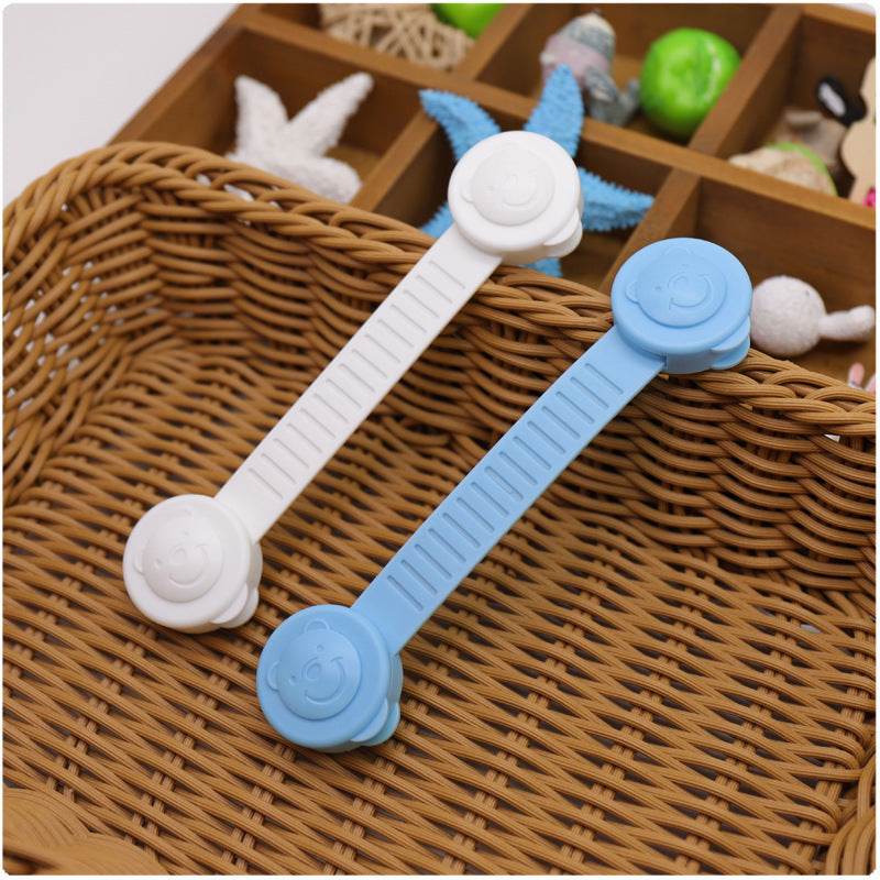 Children's Cabinet Door Lock Bendable Baby Multifunctional Safety Lock , - Mubimart