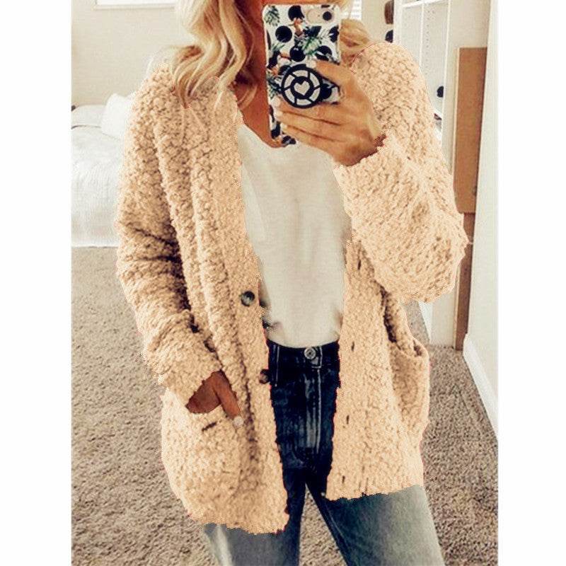 Casual sweater coat plus size top - Mubimart