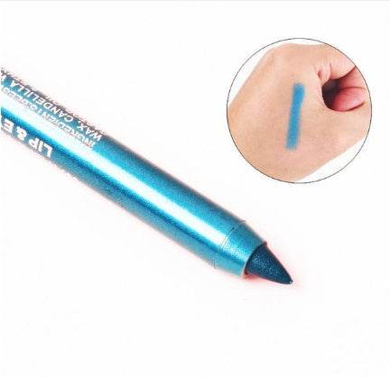 Wine Red Green Blue Purple Silver Eyeliner Eye And Eye Multi-use Eye Shadow Lipstick Eyebrow Pencil - Mubimart