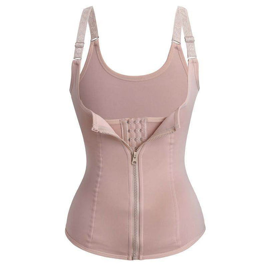 Adjustable Zipper Waist Shaper & Trimmer - Mubimart