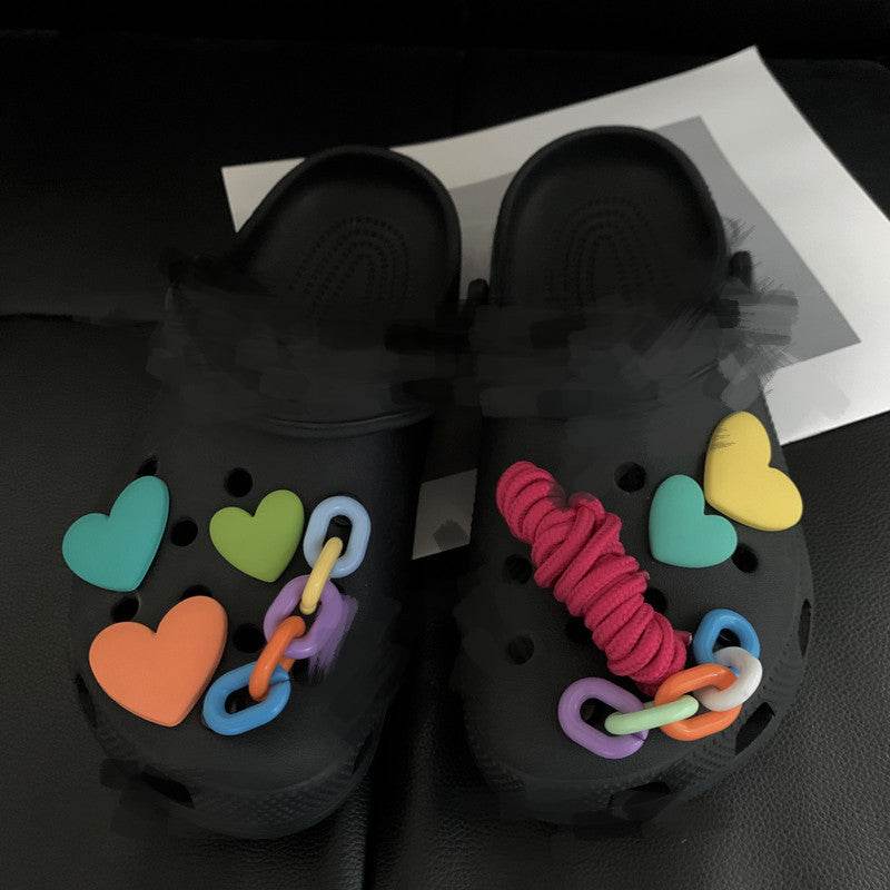 Girls' Diy Slipper Buckle Decorative Accessories - Mubimart