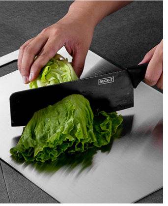 Stainless Steel Cutting Board Antibacterial Double-sided - Mubimart