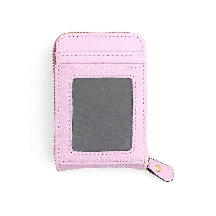 Organ Card Holder Korean Style Cowhide Card Holder - Mubimart